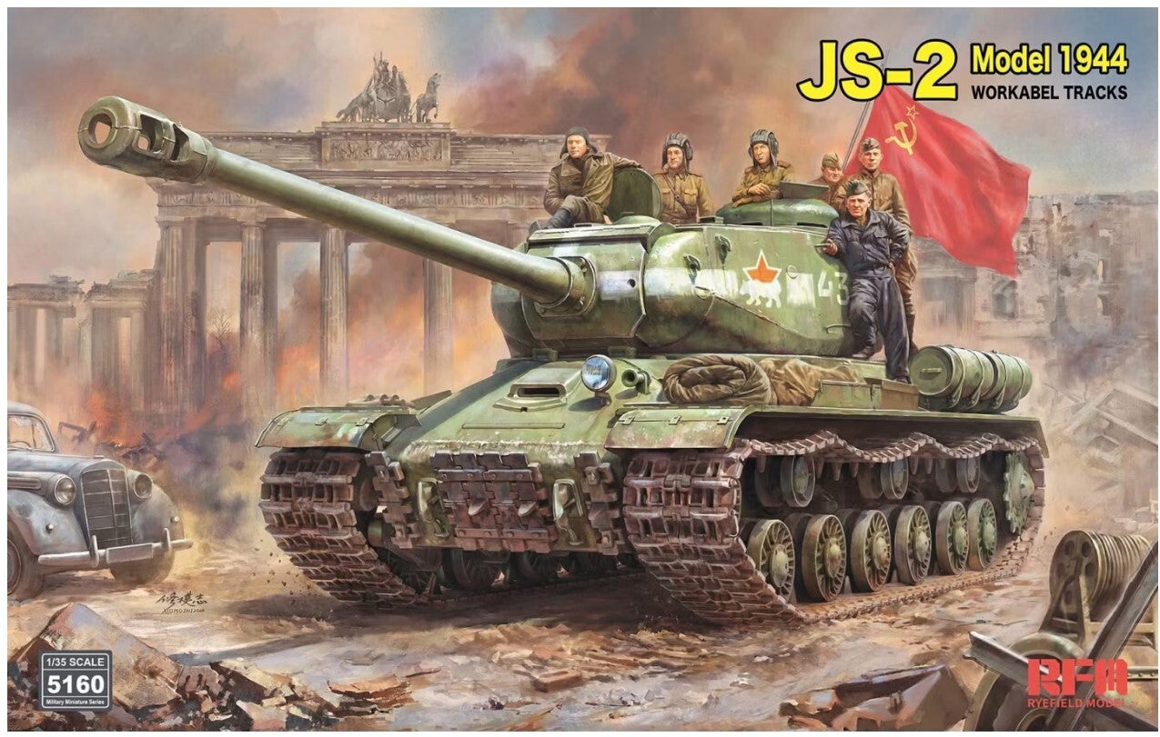 RYEFIELD MODEL (R.F.M.) : REF : 5160 : 1/35 : SOVIET : JS-2 Model 1944 (Josef Staline Heavy Tank)