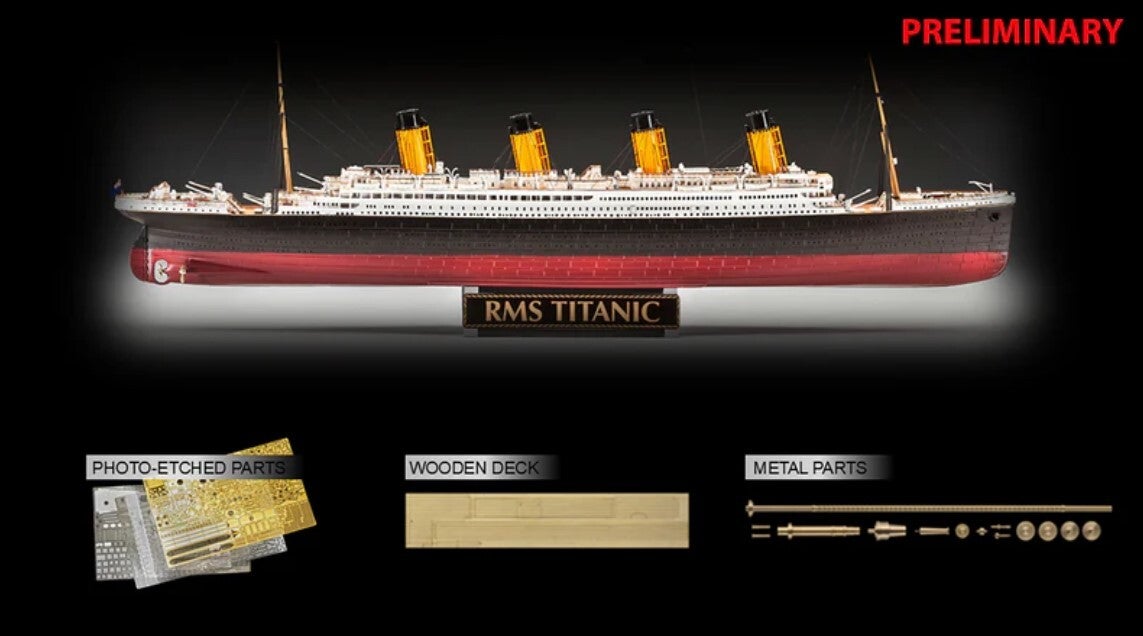 REVELL : REF 05243 : 1:400 : UK : R.M.S. TITANIC (Platinum Edition) (1912)