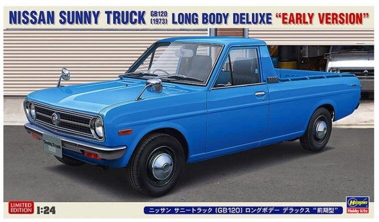 HASEGAWA : REF : 20267 : 1:24 : JAPAN : NISSAN : Sunny Pick-up Long Body Deluxe (GB 120) (Datsun) (1973-1979) (Early Version)
