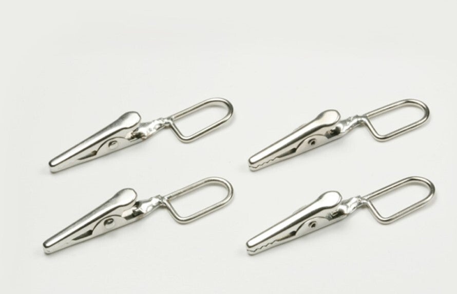 TAMIYA : REF : 74528 : TOOL / OUTILLAGE : Alligator Clip for Painting Stand (4) / Pinces Crocodiles (4)