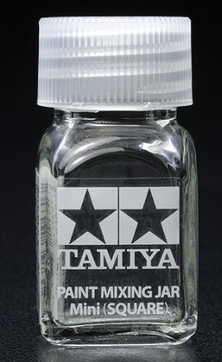 TAMIYA : REF : 81043 : TOOL / OUTILLAGE : Paint Mixing Jar Mini (Square) / Pot Mélangeur de Peinture Mini (Carré) (46 ML)