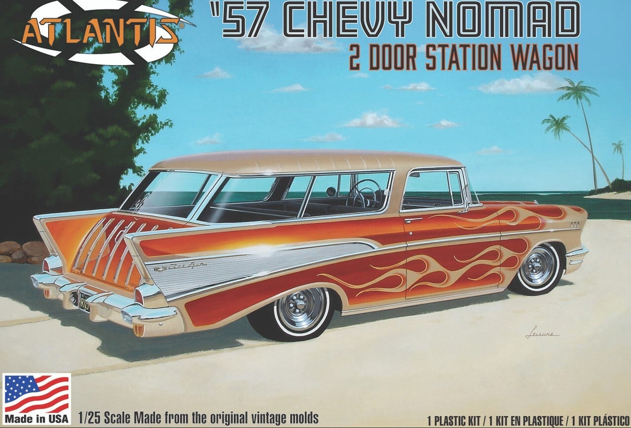 ATLANTIS : REF : H1260 : 1:25 : US : CHEVROLET : Chevy Nomad 2-Door Station Wagon (1957)