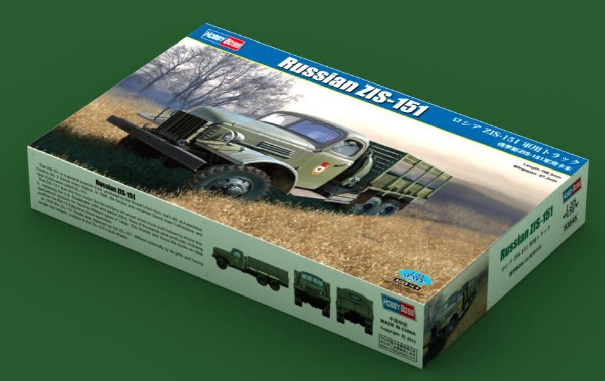 HOBBY BOSS : REF : 83845 : 1:35 : SOVIET : ZIS-151 Truck (1947-1965)