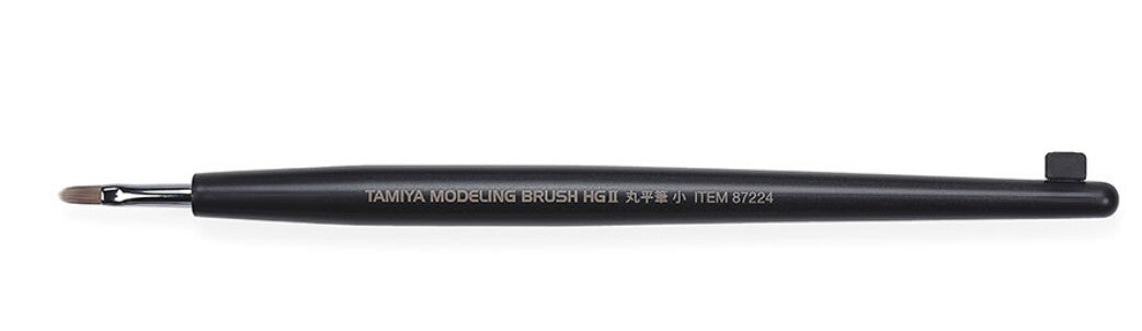 TAMIYA : REF : 87224 : BRUSH / PINCEAU : HG II SERIE : Rounded Flat / Arrondi Plat (Small / Petit)