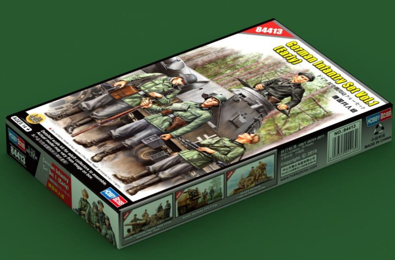 HOBBY BOSS : REF : 84413 : 1:35 : German Infantry Set Vol.1  (Early) (Fig.4)