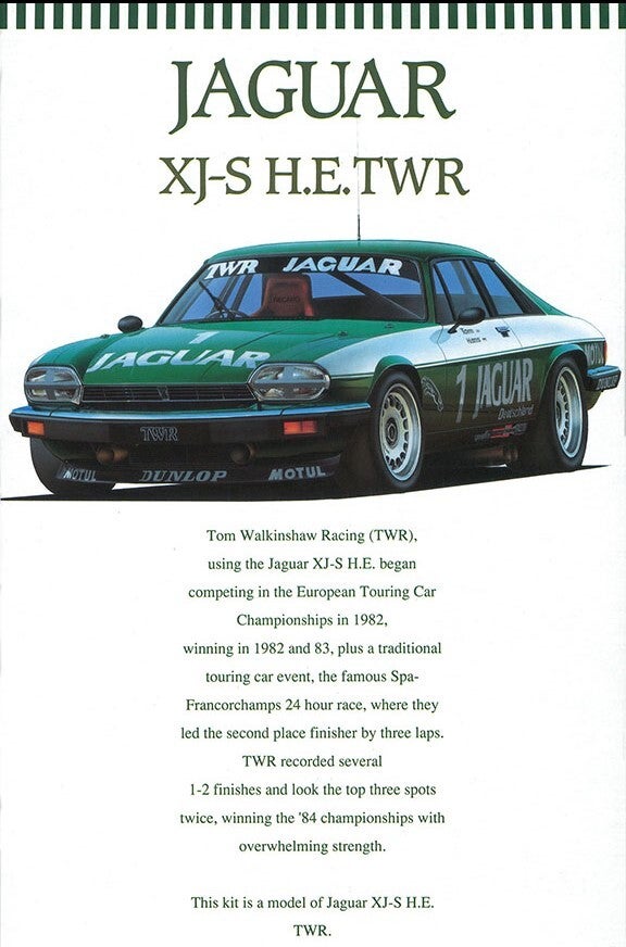 HASEGAWA : REF : 20305 : 1:24 : UK : JAGUAR : XJ-S (HE TWR) (1975-1996).