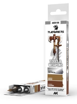 AK INTERACTIVE : REF : AKM108 : PLAYMARKER SERIE : Tools & Weapons (Playmarkers Set)