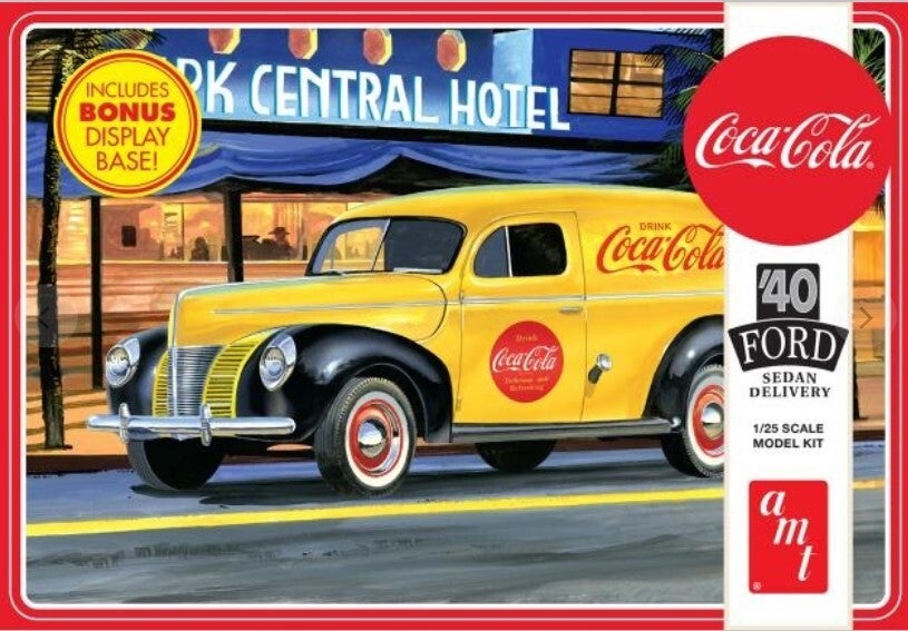 AMT : REF : AMT 1161 : 1:25 : US : FORD : Sedan Delivery (Coca Cola) (1940)
