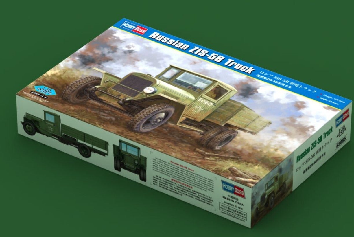 HOBBY BOSS : REF : 83886 : 1:35 : SOVIET : ZIS-5B Truck (1934 ... 1947 ?)