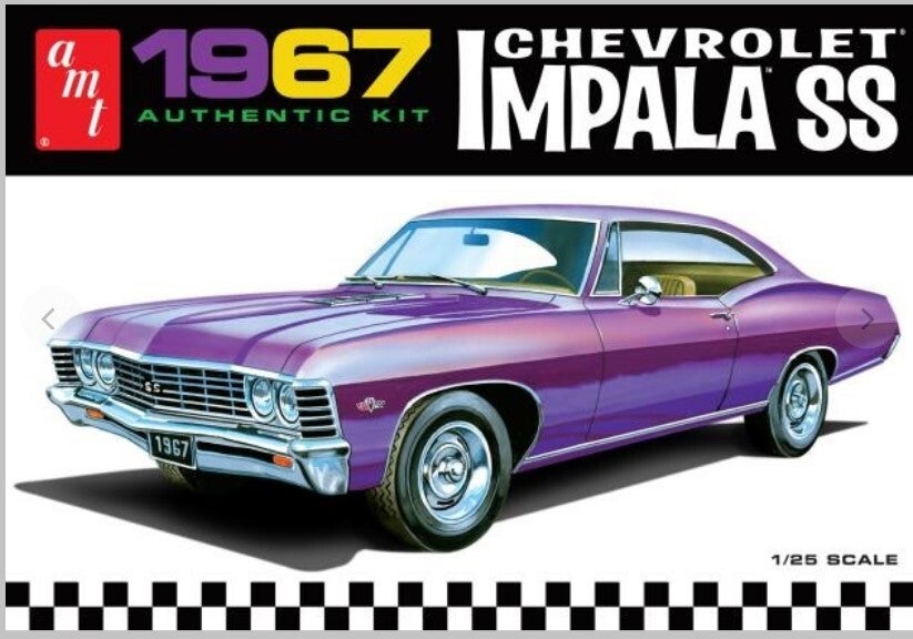 AMT : REF : AMT 981 : 1:25 : US : CHEVROLET : Chevy Impala (1967)