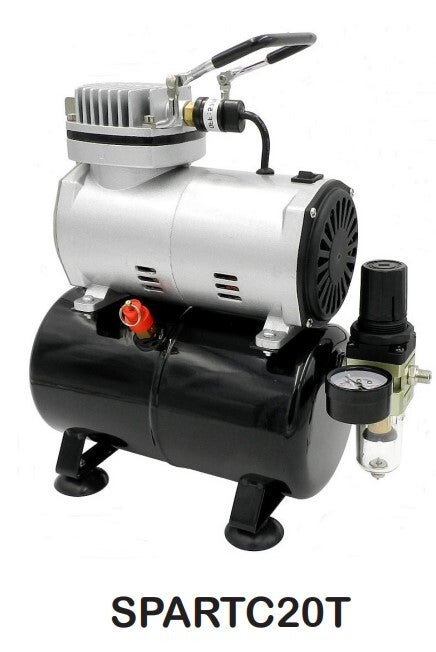 SPARMAX : REF : SPARTC20T : COMPRESSOR /  COMPRESSEUR : SPARMAX TC20T (3.5/4.5 Bar) + (Tank / Cuve 3l)
