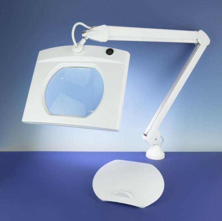 SHESTO : (LIGHTCRAFT) : REF : LC8079LED : MATERIAL : LAMP : Lightcraft LED Rectangular Magnifier Lamp (Lampe Loupe Rectangulaire à LED)