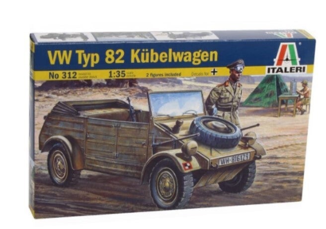 ITALERI : REF : 312 : 1:35 : German Volkswagen (VW) : Kübelwagen Kdt.1 (Typ 82)