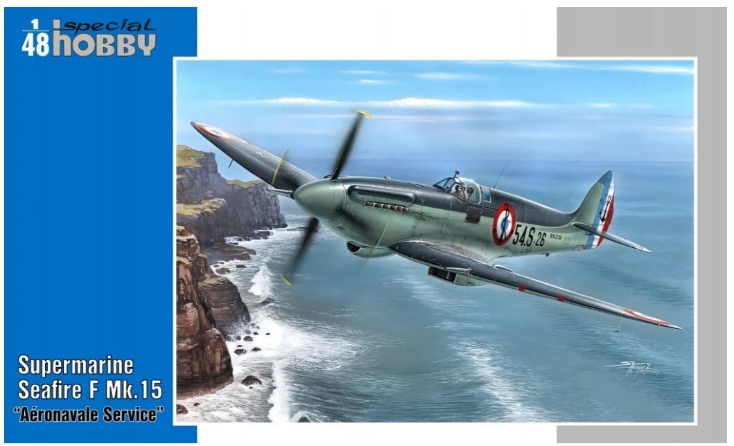 SPECIAL HOBBY (S.H.) : REF : SH48125 : 1:48 : AIRCRAFT KIT : UK (RAF) : Supermarine Seafire F Mk.15 ("Aéronavale Service")