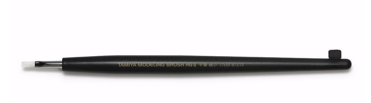 TAMIYA : REF : 87213 : BRUSH / PINCEAU : HG II SERIE : Flat / Plat (Extra Small)