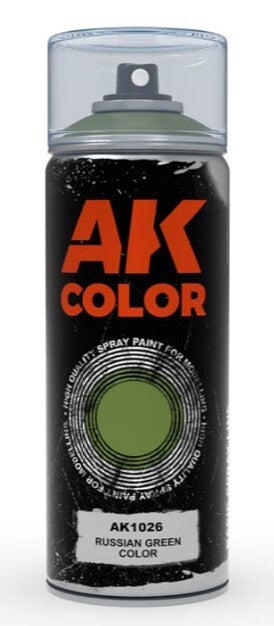 AK INTERACTIVE : APPRET : REF : AK1026 : RUSSIAN GREEN COLOR SPRAY (VERT RUSSE) SPRAY (150ml)