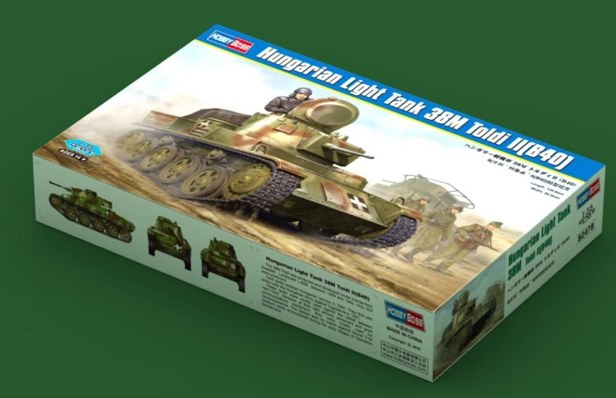 HOBBY BOSS : REF : 82478 : 1:35 : HUNGARY : Light Tank 38M Toldi II (B40)