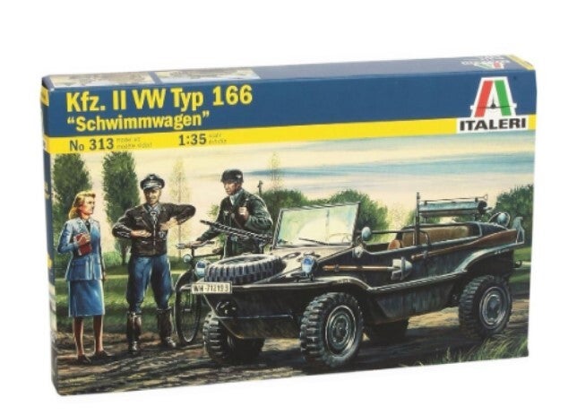 ITALERI : REF : 313 : 1:35 : German Volkswagen (VW) : Schwimmwagen Kfz.2 VW (Typ 166)