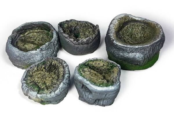 VALLEJO : REF : VALSC302 : 1:35 : PLANT / TREE : Palm Stumps (Souches de palmiers)