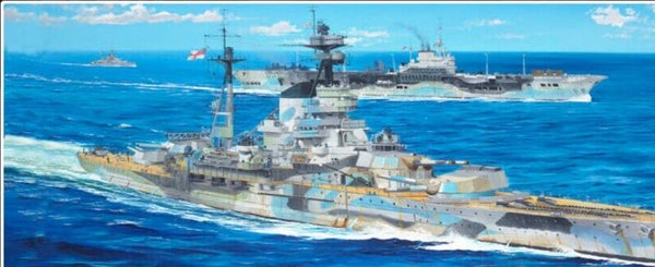 TRUMPETER : REF : 05379 : 1:350 : UK : HMS Resolution (Royal Sovereign-class Battleship (Cuirassier))