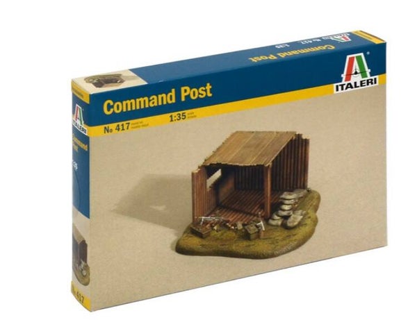 ITALERI : REF : 417 : 1:35 : Scenery for Diorama : Command Post (In Wood / En Bois)