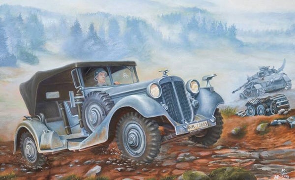 RODEN : REF : 825 : 1:35 : German Horch : V8 Type 830R (1934-1937)
