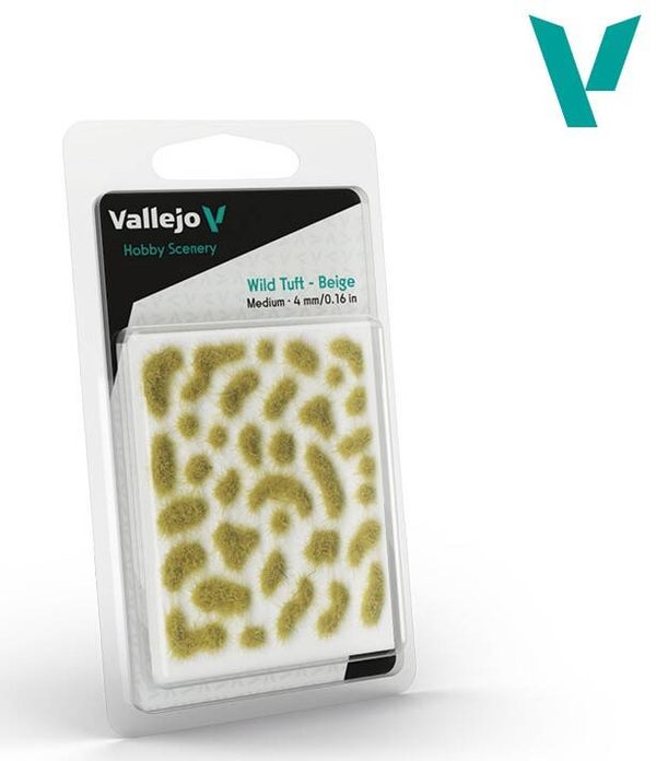 VALLEJO : REF : SC408 : 1:35 : FOR DIORAMA : SCENERY : PLANT / TREE : Wild Tuft – Beige