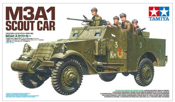 TAMIYA : REF : 35363 : 1:35 : US : M3A1 (Scout Car) (Under Soviet Flag)