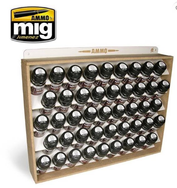 AMMO BY MIG J. : REF : A.MIG-8006 : ORGANIZER : 35mL AMMO Storage System (45 Bottles)