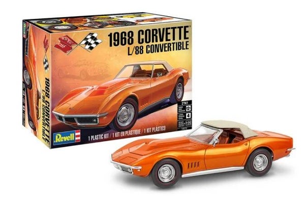REVELL : REF : 14572 ? : 1:25 : US : CHEVROLET : Corvette L-88 Roadster (1968)