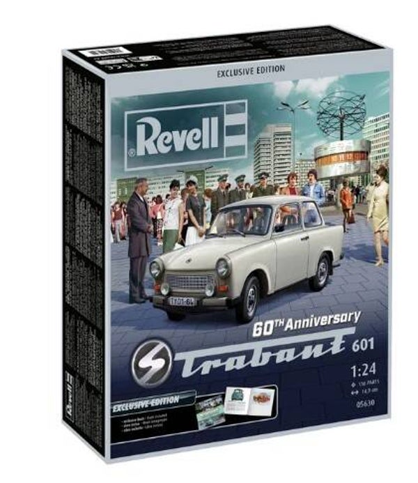 REVELL : REF : 05630: 1:24 : GERMANY (EX RDA) : TRABANT : 60th Anniversary Trabant 601