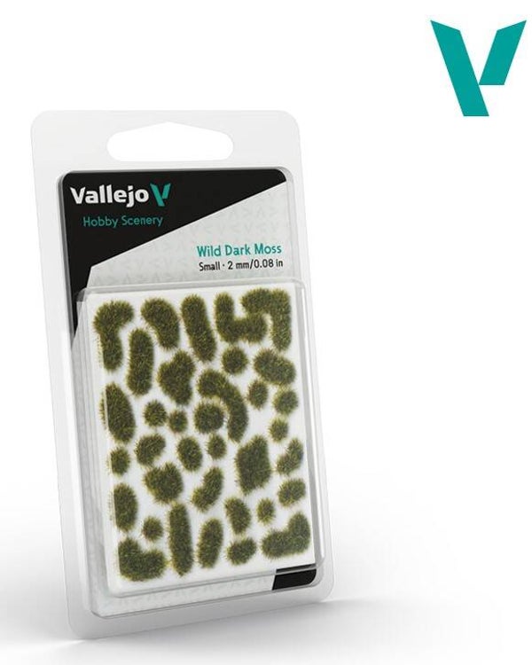 VALLEJO : REF : SC402 : 1:35 : FOR DIORAMA : SCENERY : PLANT / TREE : Wild Dark Moss