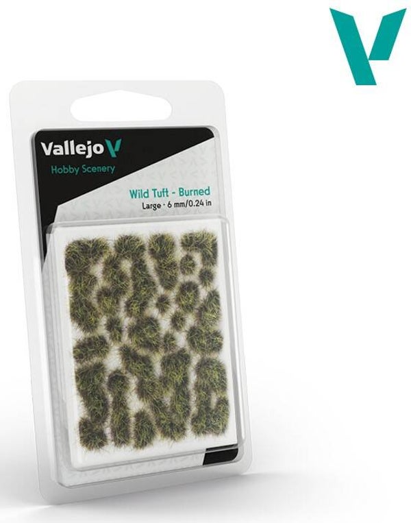 VALLEJO : REF : SC414 : 1:35 : FOR DIORAMA : SCENERY : PLANT / TREE : Wild Tuft – Burned