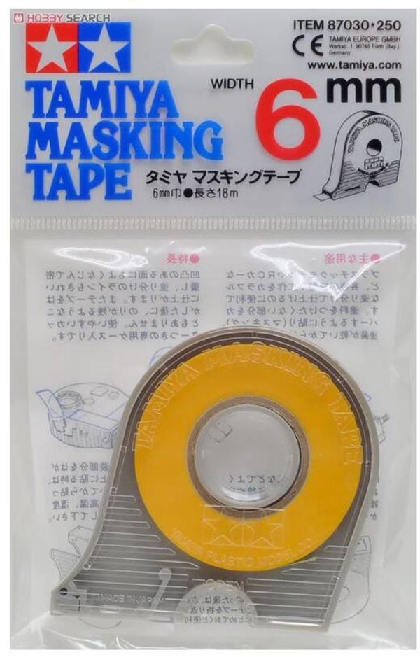TAMIYA : REF : 87030 : TOOL / OUTILLAGE : Masking Tape With Dispenser / Ruban de Masquage avec Distributeur (6 MM X 18 M)