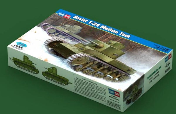 HOBBY BOSS : REF : 82493 : 1:35 : SOVIET : T-24 (Medium Tank)