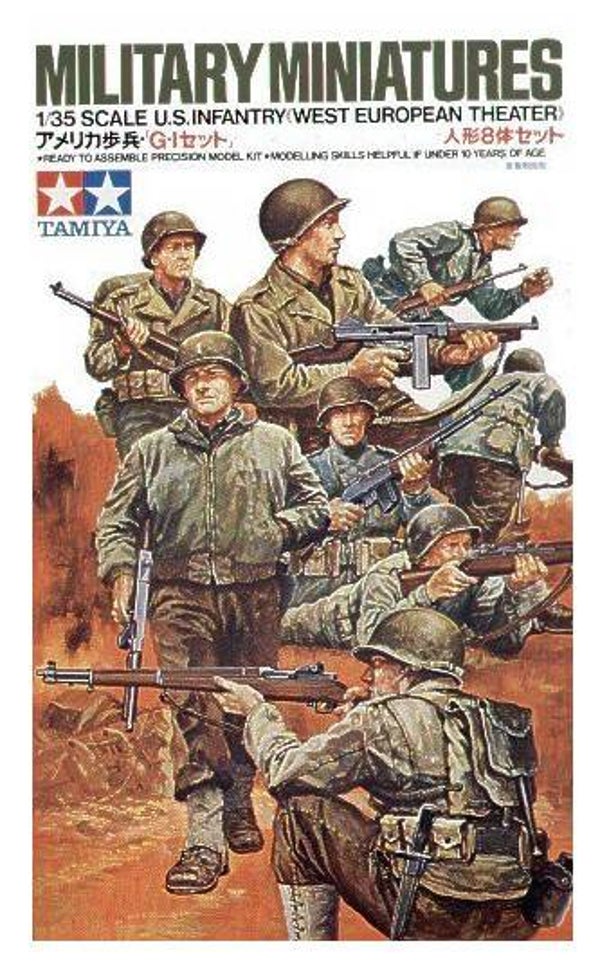 TAMIYA : REF : 35048 : 1:35 : US : Infantry (West European Theater) (8 Fig.)