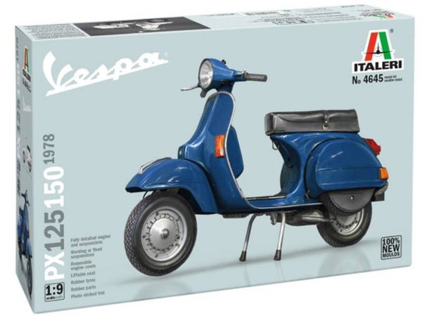 ITALERI : REF : 4645 : 1:9 : ITALY : PIAGGIO & CO : VESPA PX 125/150 (1978)