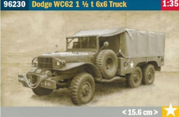 ITALERI : REF : 96230 : 1:35 : US : DODGE : WC62 1 ½ T (6X6 Truck)