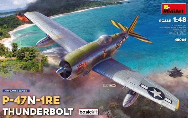 MINIART : REF : MINIART4864 : 1:48 : P-47N-1RE THUNDERBOLT. BASIC KIT