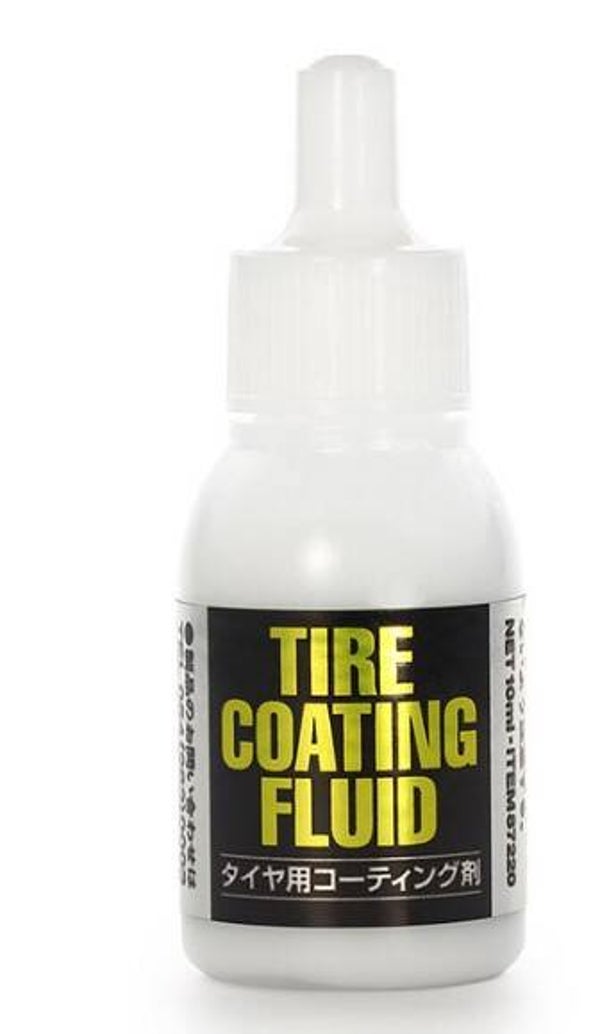 TAMIYA : REF : 87220 : AUXILIARY : Tire Coating Fluid (10 ML) / Solution de Revêtement pour Pneus en Caoutchouc (10 ML)