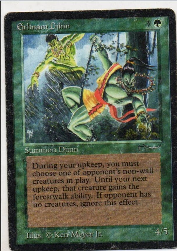 Erhnam Djinn - MTG - ARABIAN NIGHTS (PLD MINUS)