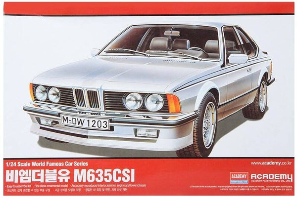 ACADEMY H. M. K. : REF : 15102 (CA088) : 1:24 : German : BMW : M635 CSi (1984-1988)