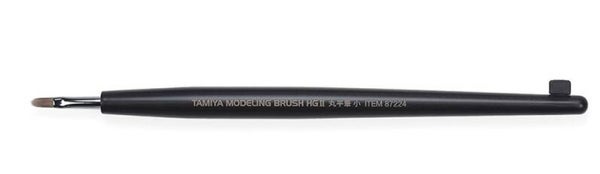 TAMIYA : REF : 87224 : BRUSH / PINCEAU : HG II SERIE : Rounded Flat / Arrondi Plat (Small / Petit)