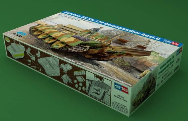 HOBBY BOSS : REF : 84553 : 1:35 : German Sd.Kfz.179 Bergepanther Ausf.G (Véhicule de Dépannage Blindé)