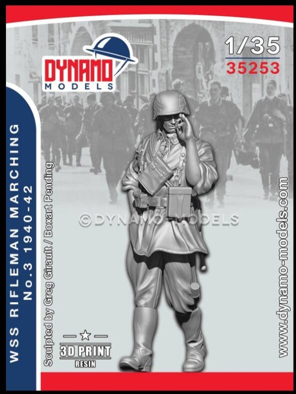 DYNAMO MODELS : REF : DYM-35253 : 1:35 : FIG : German : WSS WSS Rifleman Marching No.3 (1940-42)