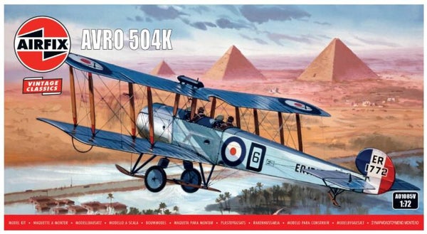 AIRFIX : REF : A01085V : 1:72 : UK (RAF) : A.V. Roe & Co : Avro 504K (WWI)