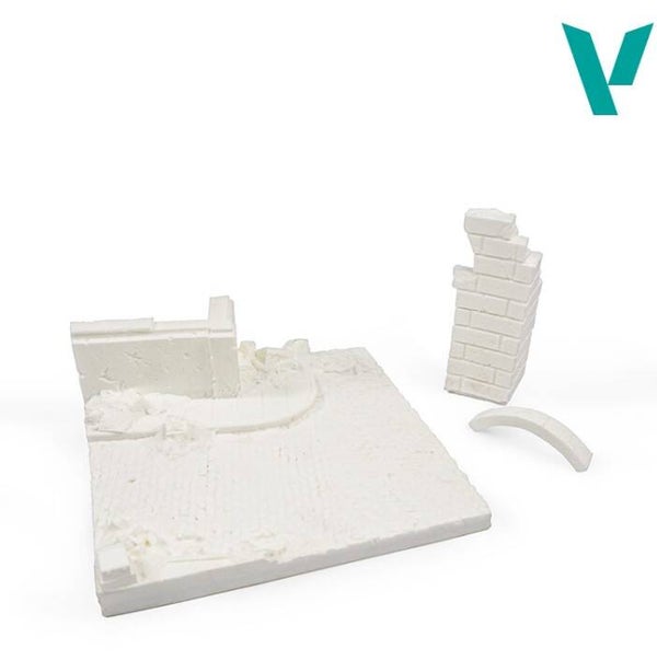 VALLEJO : REF : VALSC003 : 1:35 : Scenery for Diorama : German Ruined Building 15 X 15CM