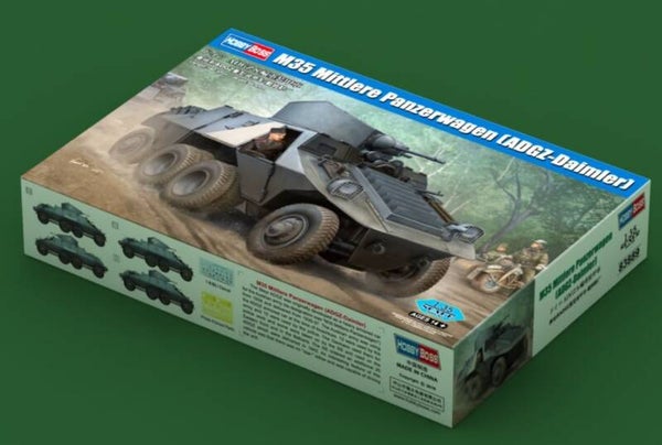 HOBBY BOSS : REF : 83889 : 1:35 : German M35 Mittlere Panzerwagen (Steyr ADGZ-Daimler) (SS Version) (Automitrailleuse)