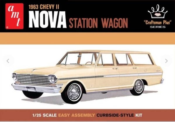 AMT : REF : AMT 1202 : 1:25 : US : CHEVROLET : Chevy II Nova (Station Wagon) (1963)