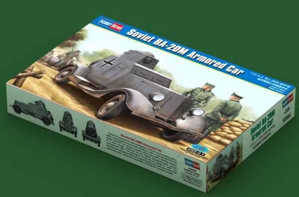 HOBBY BOSS : REF : 83884 : 1:35 : SOVIET : BA-20M Armored Car (Under German Flag)